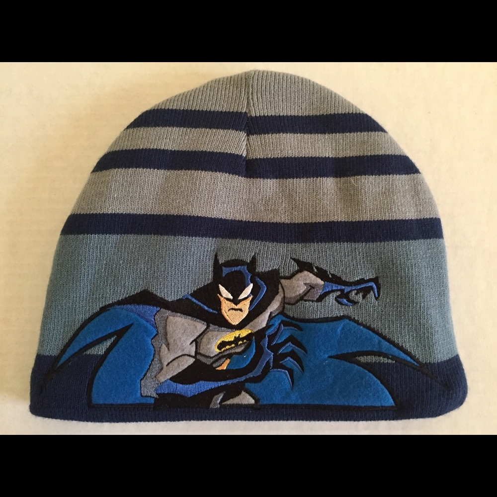 Batman Power 90s Cartoon Youth Winter Hat Beanie - Picture 3 of 6